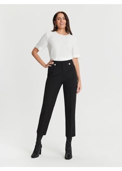 Sinsay - Spodnie eleganckie - czarny ze sklepu Sinsay w kategorii Spodnie damskie - zdjęcie 166229463