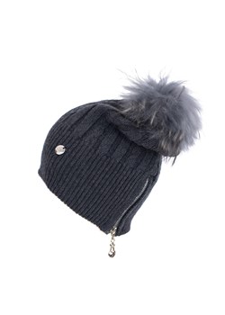Czapka Fashion fur ze sklepu JK-Collection w kategorii Czapki zimowe damskie - zdjęcie 166233154