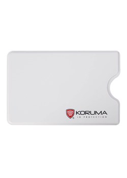Plastikowe etui antykradzieżowe RFID na kartę kredytową (biały) ze sklepu Koruma ID Protection w kategorii Etui - zdjęcie 166235602