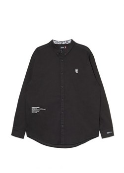 Cropp - Czarna koszula z długim rękawem - czarny ze sklepu Cropp w kategorii Koszule męskie - zdjęcie 166238814