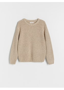 Reserved - Melanżowy sweter - beżowy ze sklepu Reserved w kategorii Swetry chłopięce - zdjęcie 166238914