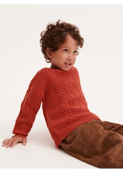 Reserved - Melanżowy sweter oversize - czerwony ze sklepu Reserved w kategorii Bluzy i swetry - zdjęcie 166238924
