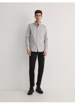 Reserved - Koszula slim fit - jasnoszary ze sklepu Reserved w kategorii Koszule męskie - zdjęcie 166242790