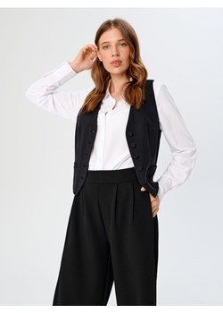 Sinsay - Spodnie wide leg - czarny ze sklepu Sinsay w kategorii Spodnie damskie - zdjęcie 166243433