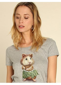 WOOOP Koszulka &quot;Hamster Hula&quot; w kolorze szarym ze sklepu Limango Polska w kategorii Bluzki damskie - zdjęcie 166247342