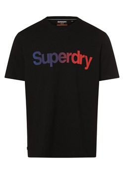 Superdry T-shirt męski Mężczyźni Bawełna czarny nadruk ze sklepu vangraaf w kategorii T-shirty męskie - zdjęcie 166248082