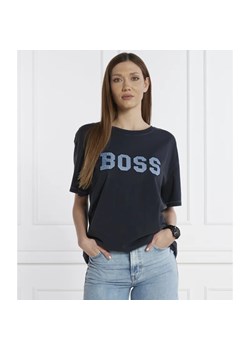 BOSS ORANGE T-shirt | Relaxed fit ze sklepu Gomez Fashion Store w kategorii Bluzki damskie - zdjęcie 166261633