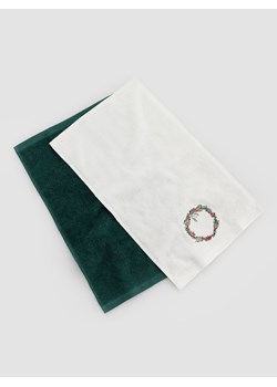 Reserved - Bawełniane ręczniki 2 pack - ciemnozielony ze sklepu Reserved w kategorii Ręczniki - zdjęcie 166262821