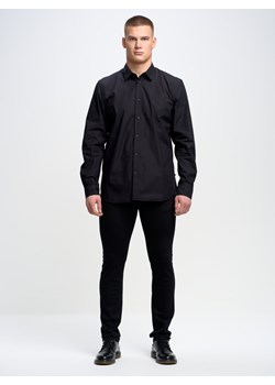 Koszula męska slim czarna Nissip 906 ze sklepu Big Star w kategorii Koszule męskie - zdjęcie 166268811