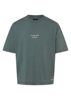 Aygill's T-shirt męski Mężczyźni Bawełna petrol jednolity ze sklepu vangraaf w kategorii T-shirty męskie - zdjęcie 166271020