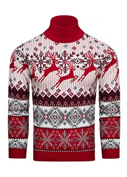 Sweter męski świąteczny z golfem Recea ze sklepu Recea.pl w kategorii Swetry męskie - zdjęcie 166276941