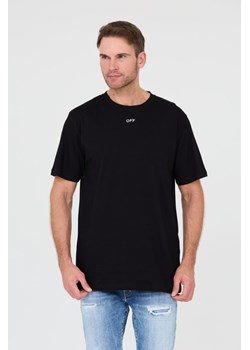 OFF-WHITE Czarny t-shirt, Wybierz rozmiar L ze sklepu outfit.pl w kategorii T-shirty męskie - zdjęcie 166279932