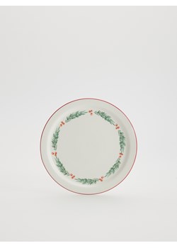 Reserved - Ceramiczny talerz ze wzorem - wielobarwny ze sklepu Reserved w kategorii Talerze - zdjęcie 166280091