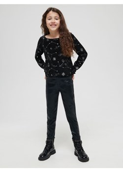Sinsay - Spodnie woskowane - czarny ze sklepu Sinsay w kategorii Spodnie dziewczęce - zdjęcie 166280763