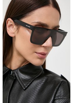 Saint Laurent okulary przeciwsłoneczne damskie kolor czarny ze sklepu ANSWEAR.com w kategorii Okulary przeciwsłoneczne damskie - zdjęcie 166281133