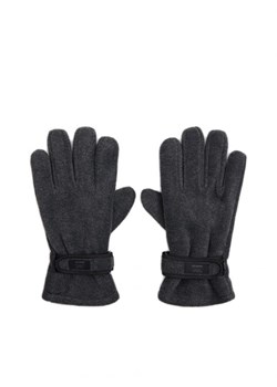Cropp - Ciemnoszare rękawiczki - szary ze sklepu Cropp w kategorii Rękawiczki męskie - zdjęcie 166285484