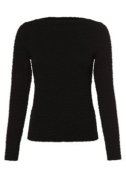 Selected Femme Damska koszulka z długim rękawem Kobiety Sztuczne włókno czarny jednolity ze sklepu vangraaf w kategorii Bluzki damskie - zdjęcie 166285934