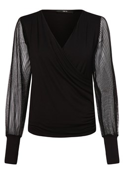 zero Damska koszulka z długim rękawem Kobiety czarny jednolity ze sklepu vangraaf w kategorii Bluzki damskie - zdjęcie 166285943