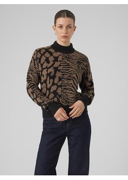 Vero Moda Sweter w kolorze brązowo-czarnym ze sklepu Limango Polska w kategorii Swetry damskie - zdjęcie 166287683