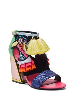 Kat Maconie Skórzane sandały na słupku ze sklepu Gomez Fashion Store w kategorii Sandały damskie - zdjęcie 166293600