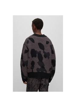 HUGO Sweter Sattiner | Oversize fit | z dodatkiem wełny ze sklepu Gomez Fashion Store w kategorii Swetry męskie - zdjęcie 166293654