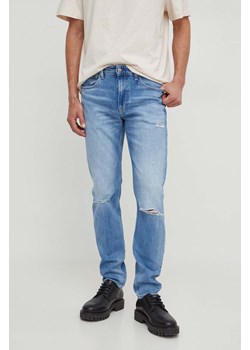 Calvin Klein Jeans jeansy męskie kolor niebieski ze sklepu ANSWEAR.com w kategorii Jeansy męskie - zdjęcie 166294811