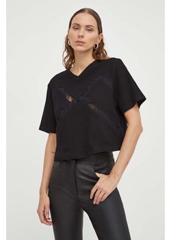 Remain t-shirt damski kolor czarny ze sklepu ANSWEAR.com w kategorii Bluzki damskie - zdjęcie 166294921