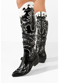 Czarne kozaki kowbojki damskie Nieve V3 ze sklepu Zapatos w kategorii Kozaki damskie - zdjęcie 166295590
