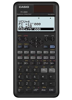 Kalkulator Finansowy CASIO FC-200V-2 ze sklepu happytime.com.pl w kategorii Akcesoria biurowe - zdjęcie 166295684