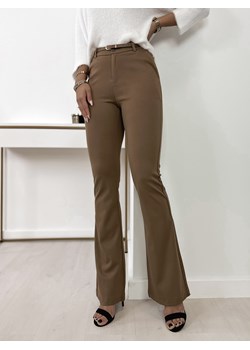 spodnie elisa karmelowe l/40 ze sklepu UBRA w kategorii Spodnie damskie - zdjęcie 166298301