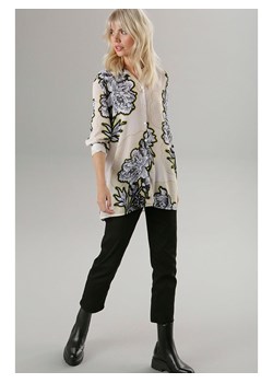 Aniston Bluzka w kolorze beżowo-czarnym ze sklepu Limango Polska w kategorii Koszule damskie - zdjęcie 166299121