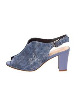 Niebieskie sandały damskie Sergio Leone Sk812 ze sklepu suzana.pl w kategorii Sandały damskie - zdjęcie 166301493