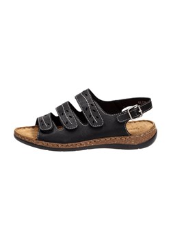 Czarne sandały damskie Sergio Leone Sk038 ze sklepu suzana.pl w kategorii Sandały damskie - zdjęcie 166306870