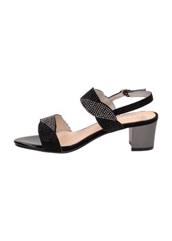 Czarne sandały damskie Sergio Leone Sk795 ze sklepu suzana.pl w kategorii Sandały damskie - zdjęcie 166311724