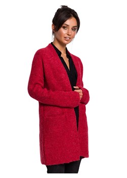 Be Wear Kardigan w kolorze czerwonym ze sklepu Limango Polska w kategorii Swetry damskie - zdjęcie 166312740