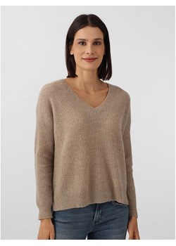 Zwillingsherz Kaszmirowy sweter w kolorze jasnobrązowym ze sklepu Limango Polska w kategorii Swetry damskie - zdjęcie 166322320