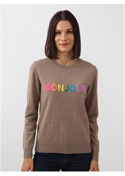 Zwillingsherz Kaszmirowy sweter w kolorze jasnobrązowym ze sklepu Limango Polska w kategorii Swetry damskie - zdjęcie 166322324
