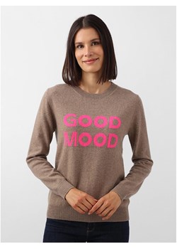 Zwillingsherz Kaszmirowy sweter w kolorze jasnobrązowym ze sklepu Limango Polska w kategorii Swetry damskie - zdjęcie 166322332