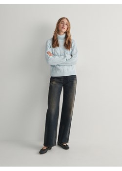 Reserved - Sweter z golfem - jasnoniebieski ze sklepu Reserved w kategorii Swetry damskie - zdjęcie 166323681