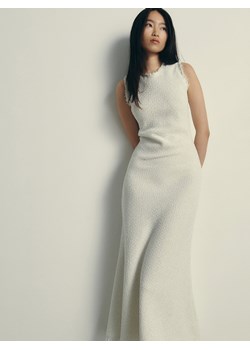 Reserved - Sukienka midi - złamana biel ze sklepu Reserved w kategorii Sukienki - zdjęcie 166323881