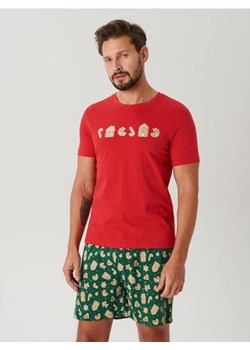 Sinsay - Piżama z nadrukiem - zielony ze sklepu Sinsay w kategorii Piżamy męskie - zdjęcie 166325363