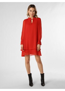 JOOP! Sukienka damska Kobiety Szyfon czerwony jednolity ze sklepu vangraaf w kategorii Sukienki - zdjęcie 166325492