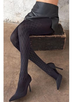 Marylin rajstopy damskie w romby 60 DEN Allure B01, Kolor czarny, Rozmiar 1/2, Marilyn ze sklepu Intymna w kategorii Rajstopy - zdjęcie 166327510
