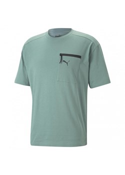 Męski t-shirt basic Puma Open Road - morski ze sklepu Sportstylestory.com w kategorii T-shirty męskie - zdjęcie 166364084