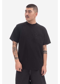 Engineered Garments t-shirt bawełniany kolor czarny z nadrukiem 23S1H010.NLP018A-P018A ze sklepu PRM w kategorii T-shirty męskie - zdjęcie 166365334