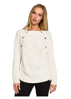 made of emotion Sweter w kolorze kremowym ze sklepu Limango Polska w kategorii Swetry damskie - zdjęcie 166365884