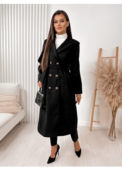 płaszcz perun czarny one size ze sklepu UBRA w kategorii Płaszcze damskie - zdjęcie 166366451