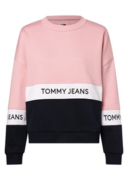 Tommy Jeans Damska bluza nierozpinana Kobiety Bawełna różowy jednolity ze sklepu vangraaf w kategorii Bluzy damskie - zdjęcie 166368244