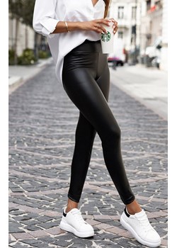 Czarne skórzane legginsy Avini T31, Kolor czarny, Rozmiar 42, Ivon ze sklepu Intymna w kategorii Spodnie damskie - zdjęcie 166373542