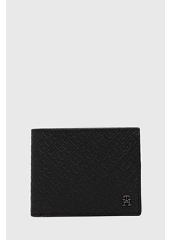 Tommy Hilfiger portfel skórzany męski kolor czarny ze sklepu ANSWEAR.com w kategorii Portfele męskie - zdjęcie 166375183